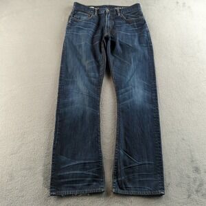 Gap 1969 Jeans 32x32 (Fits 30x31) Blue Faded Bootcut Grunge Denim Y2K Style